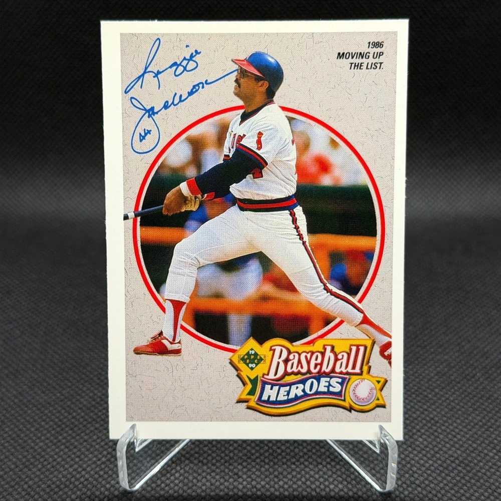 Reggie Jackson 1990 Upper Deck Baseball Heroes Angels Card #7